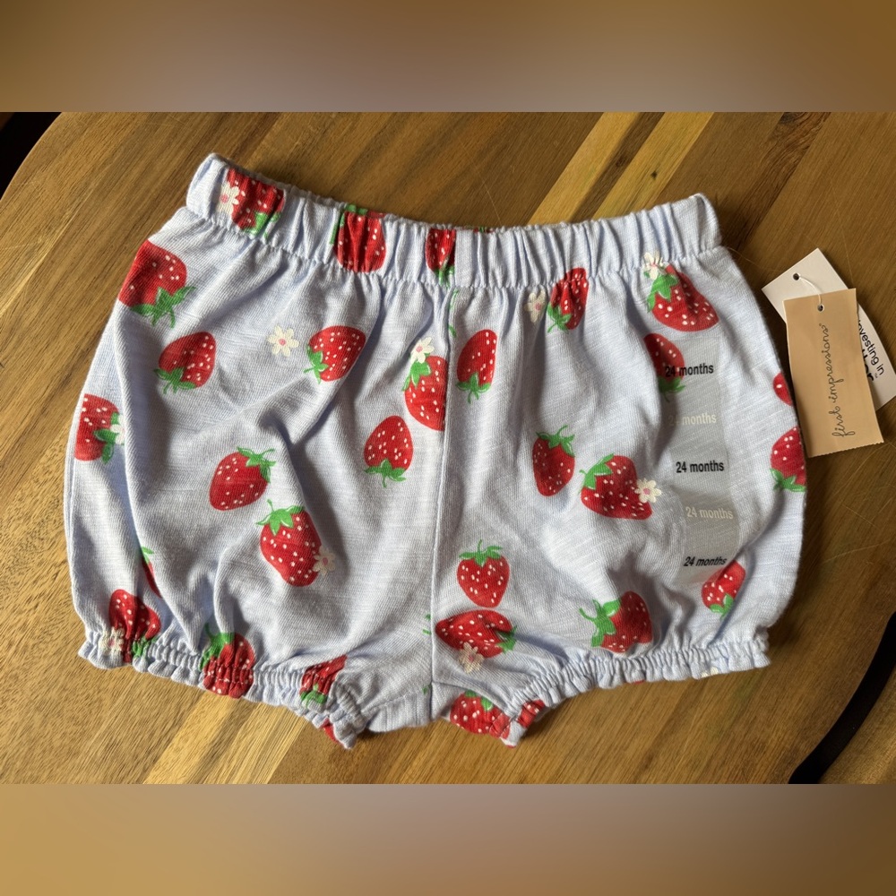 First Impressions Strawberry Bloomers